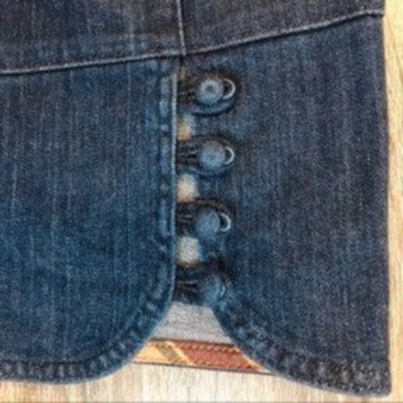 NWOT Chip & Pepper Kool PC Knee Length Denim Skirt - Picture 3 of 4